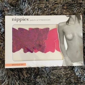 ♥️ NWT Nippies Pasties Purple & Pink Butterflies